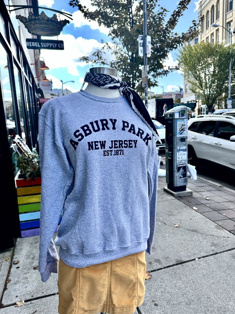 Asbury Park Grey Crewneck