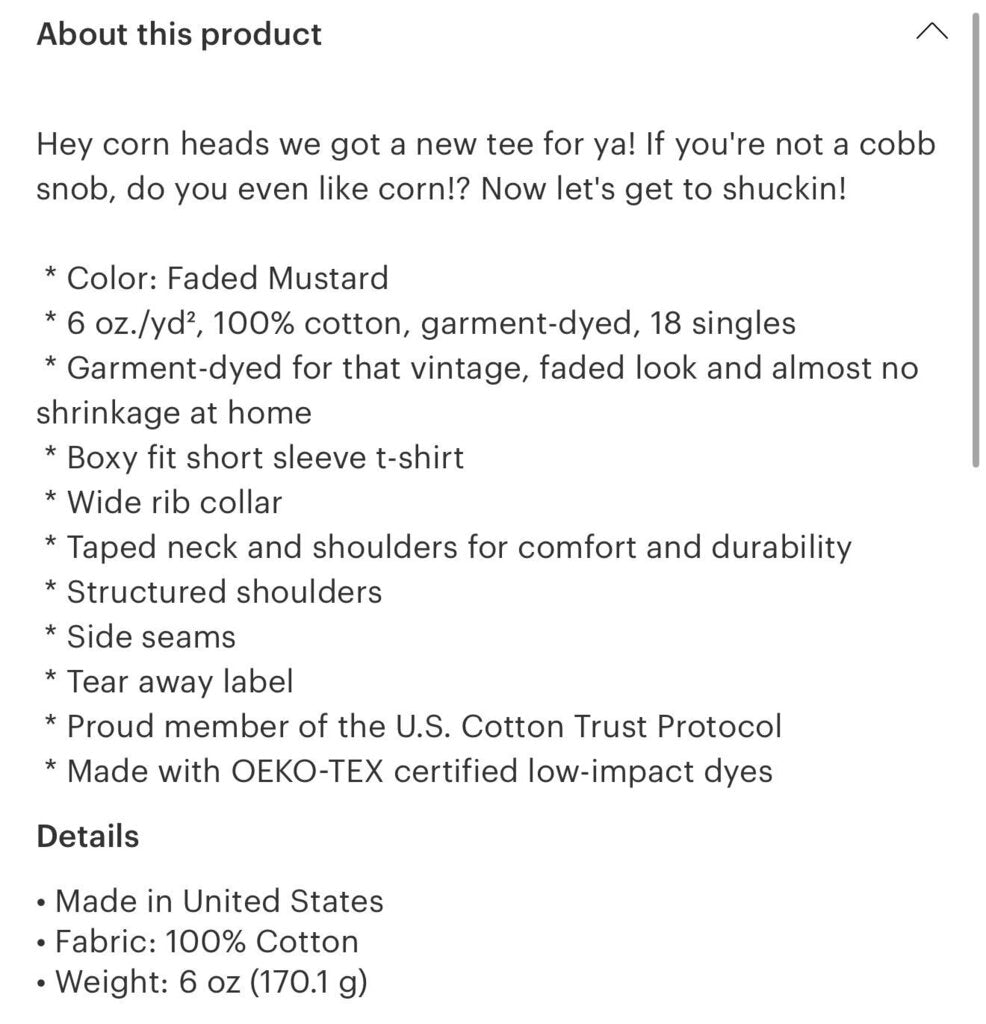 Pre-Order Cobb Snob Tee