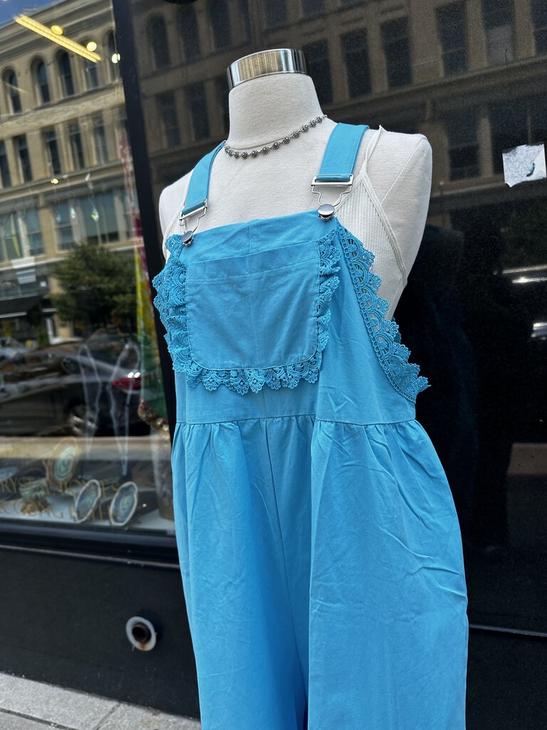 Blue Lace Overalls