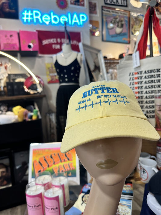 Butter Embroidered Hat