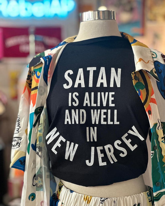 Satan Is Alive In NJ Tee