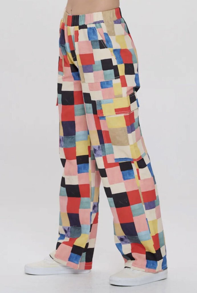 Color Patch Pant