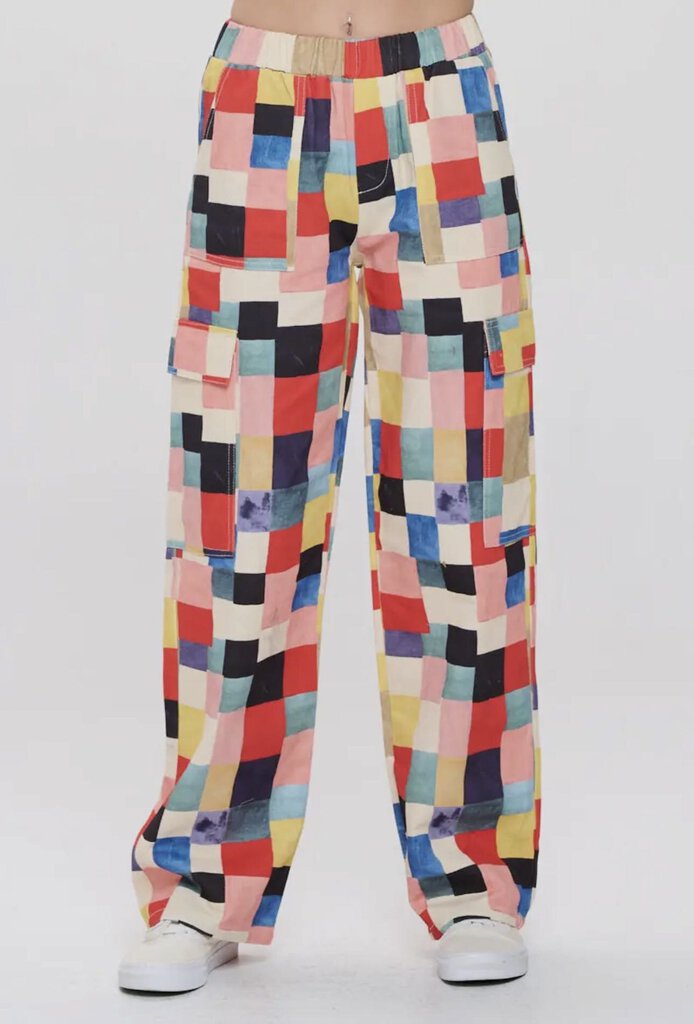 Color Patch Pant