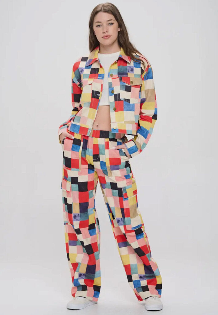 Color Patch Pant