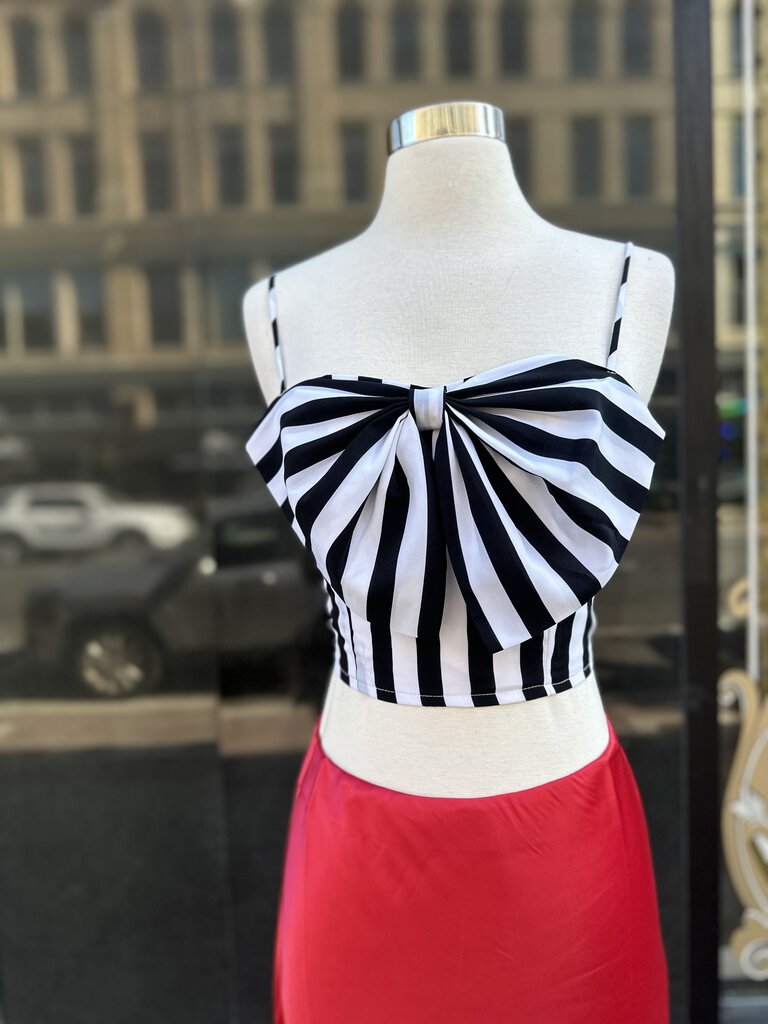 Stripe Bow Tank