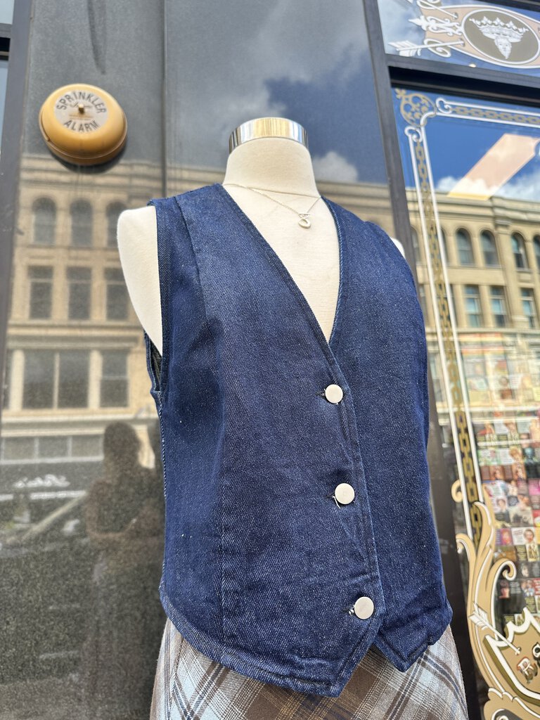 Indigo Denim vest