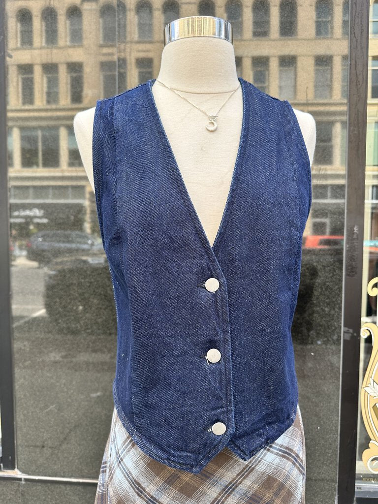 Indigo Denim vest