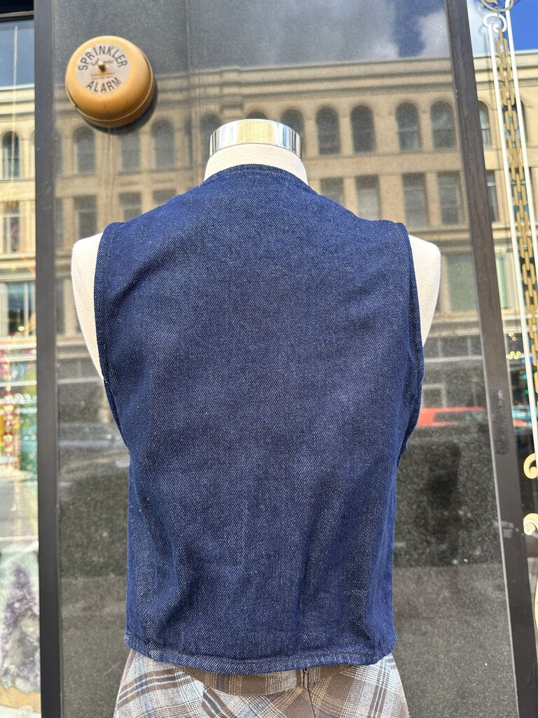 Indigo Denim vest