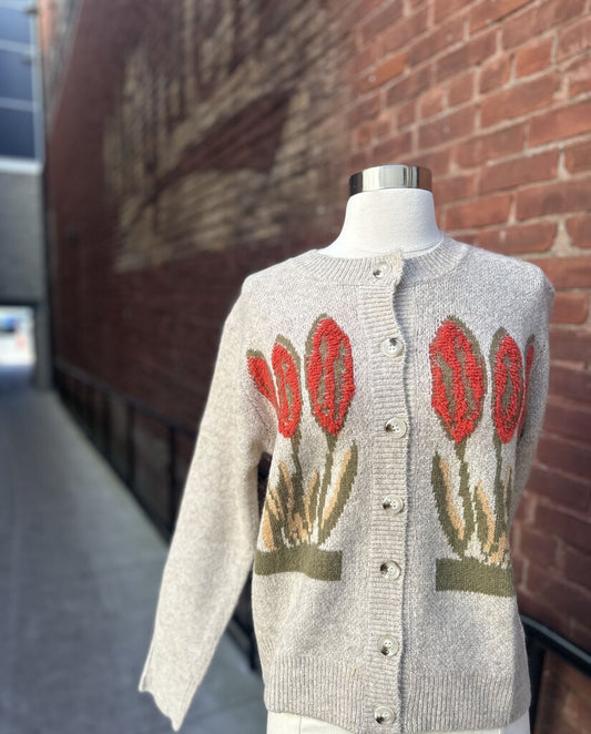 Tulip Floral Cardigan