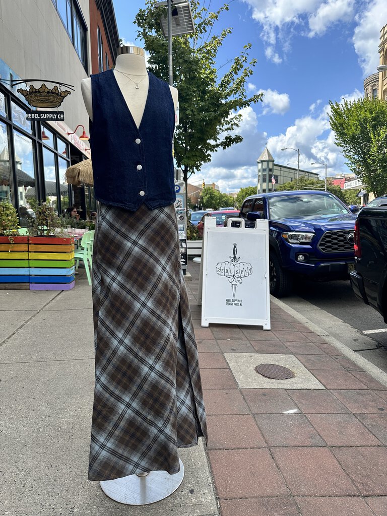 Tartan Maxi Skirt