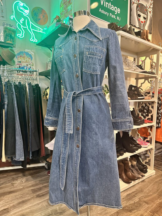 Vin Denim Long Sleeve Dress