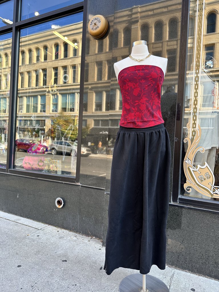 Pretty Garbage Red Floral Top