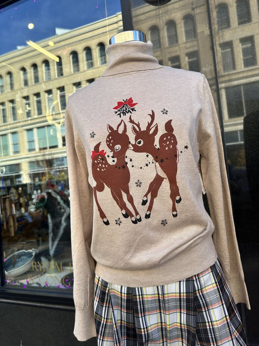 Jingle Reindeer Turtleneck