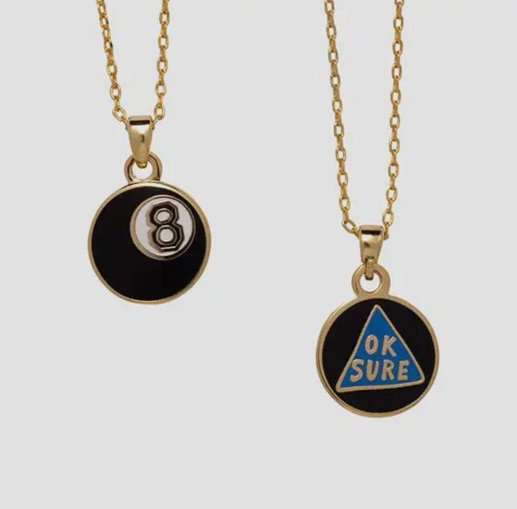 Magic 8 Ball Necklace