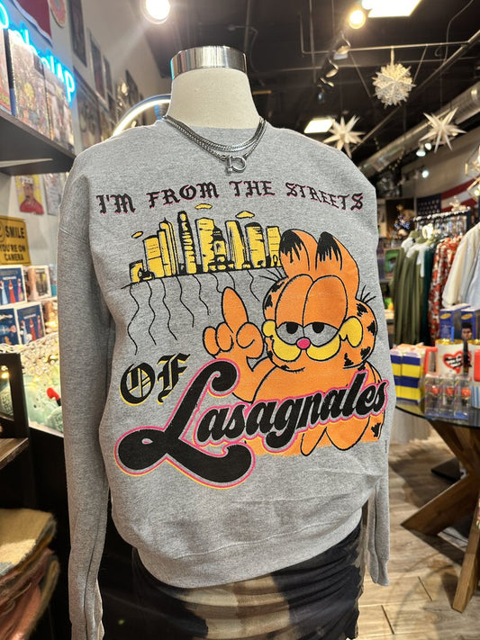 Streets of Lasagnalas Sweatshirt