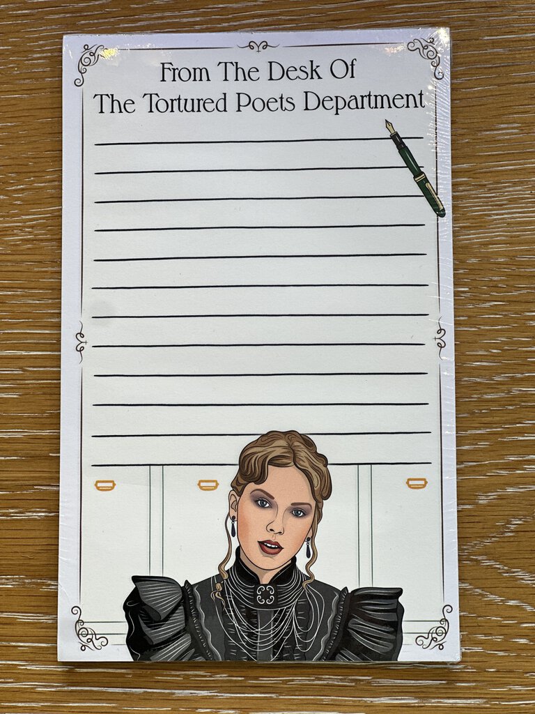 Tortured Poets Notepad