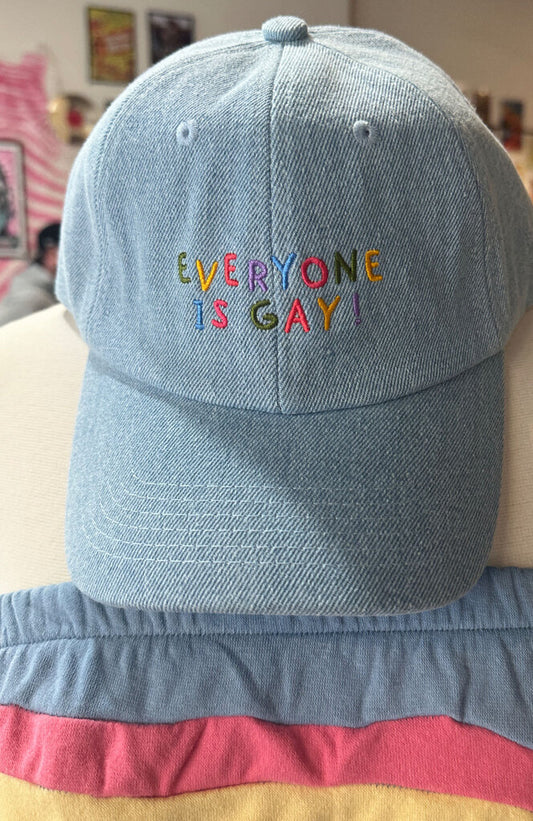Everyone is Gay Hat Denim