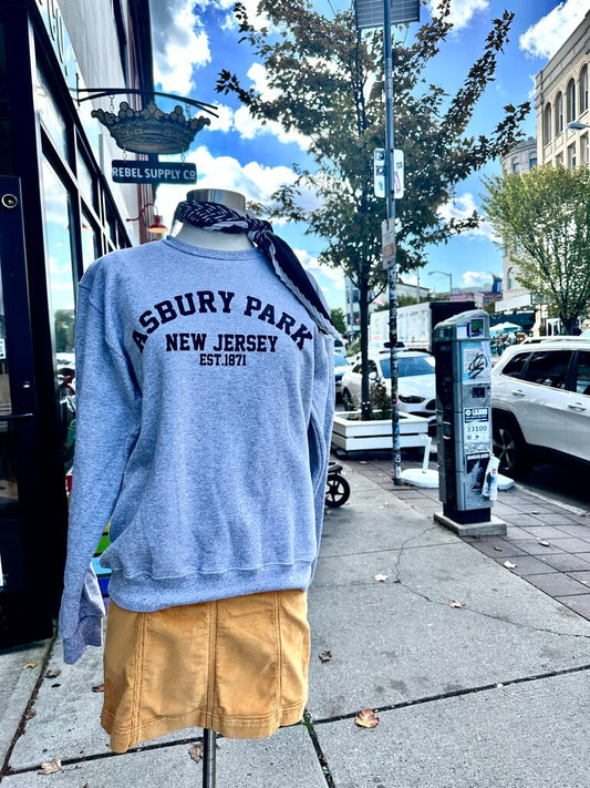 Asbury Park Grey Crewneck